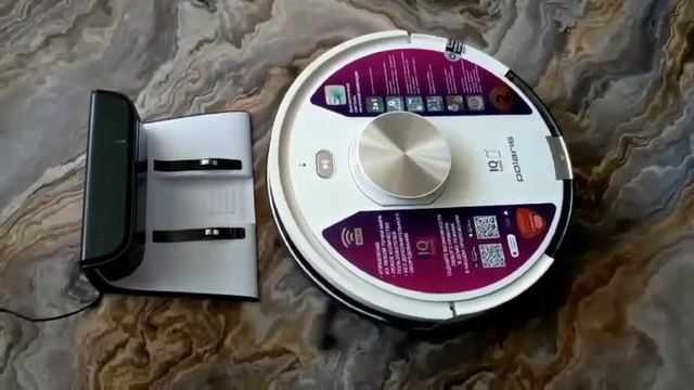 Обзор робот-пылесос Polaris PVCR 3900 IQ Home Panorama Aqua смотреть онлайн