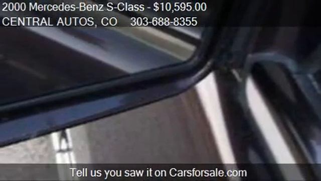 2000 Mercedes-Benz S-Class S500 5.0 V8 Over 23 MPG, Wonderfu смотреть онлайн