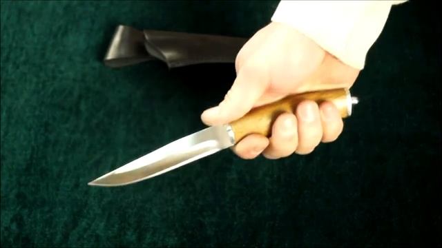 Нож "Ворон" (сталь 100Х13М) смотреть онлайн