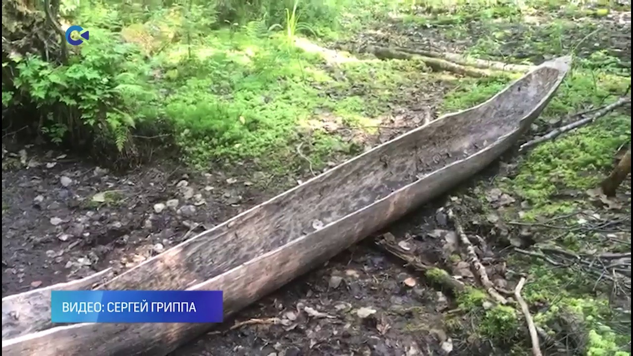 Сибирская лодка долбленка без киля