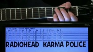 Radiohead Karma Police Guitar Chords Lesson & Tab Tutorial