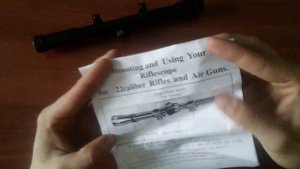 Посылка Из Китая:Оптический прицел 4x20 Rifle Scope