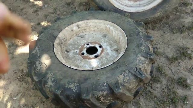 Жигулёвские колеса на мотоблок Сатурн смотреть онлайн