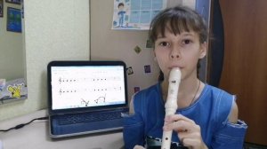 Нота ЛЯ на блокфлейте. Урок 4.mp4