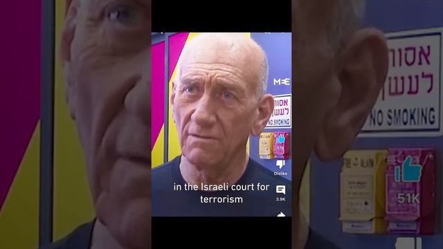 Former ISRAELI 🇮🇱Prime Ministers EHUD OLMERT condemn the actions of the government of Netanyahu,