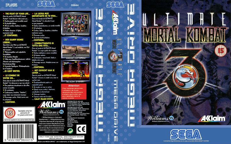 Sega Mega Drive 2 (Smd) 16-bit Mortal Kombat 3 Ultimate, Башня Warrior, Warrior Tower, Long Play