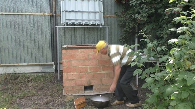 Самодельный тандыр из кирпича. Обзор. смотреть онлайн