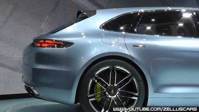 NEW Porsche Panamera Sport Tursimo concept at 2012 Motorshow !! смотреть онлайн