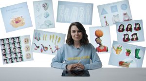 Промо онлайн-курса «Стилизация в Procreate»