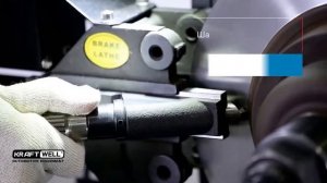 Обзор станка для проточки тормозных дисков со снятием и без KRW802D KraftWell (КНР)