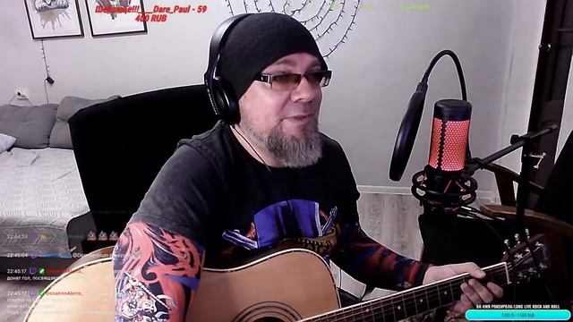 Попоем под акустику, поиграем на электрухе/ jamming/ sing [ru/en] смотреть онлайн