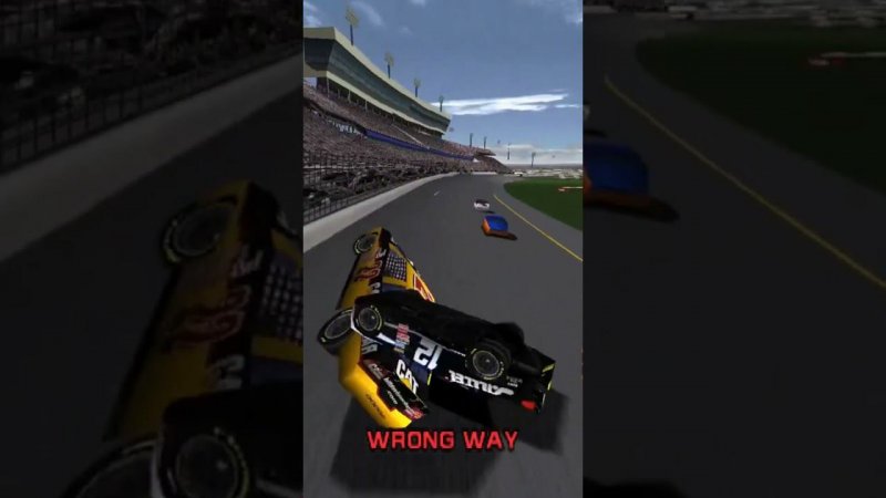 Chaos at Nascar   #nascar2003 #racing #chaos #wrongway #fun #breaking #гонка #хаос