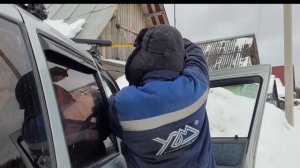 Установка рейлингов (багажник на крышу) шевроле нива