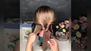 Быстрая прическа для коротких волос