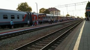 Электровоз 2ЭС4К-121 с поездом №281 Адлер - Череповец