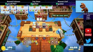 Overcooked 2 – Level 6-4 - 4-Stars World record! -  1 Player - Score: 1127