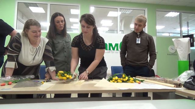 Ролик об упаковке тюльпанов смотреть онлайн