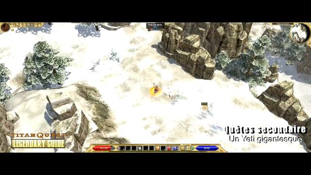 Titan Quest legendary guide quête secondaire Un yeti gigantesque (A Gargantuan Yeti) смотреть онлайн