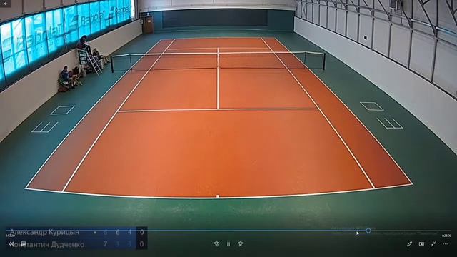 Теннис. VS OPEN. Константин Дудченко - Александр Курицын. 3 сет. 5 мая 2020 года