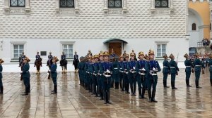 Развод пеших и конных караулов Президентского полка