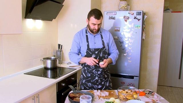 Казан кабоб в домашних условиях ,мясное очень вкусное блюдо!! смотреть онлайн