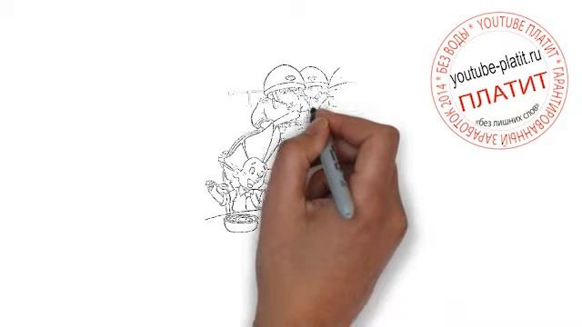 Незнайка на Луне Как нарисовать поэтапно Незнайку и его друзей смотреть онлайн