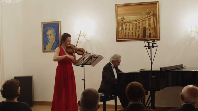 J. Brahms Scherzo for violin & piano ,Yuliya Lebedenko & Stephan Möller