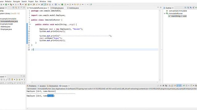 Immutable Objects | Immutability | Immutable in Java смотреть онлайн