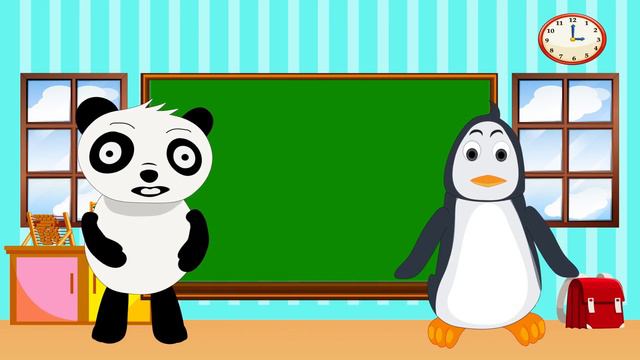 Школа Лапатушки #1. Панда и Пингвин учат цвета и фрукты