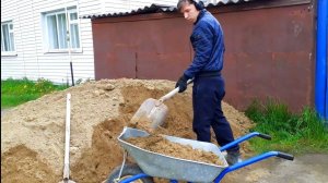 401/Купили глину.Отсыпаем огород.Результат.Будующие клумбы.