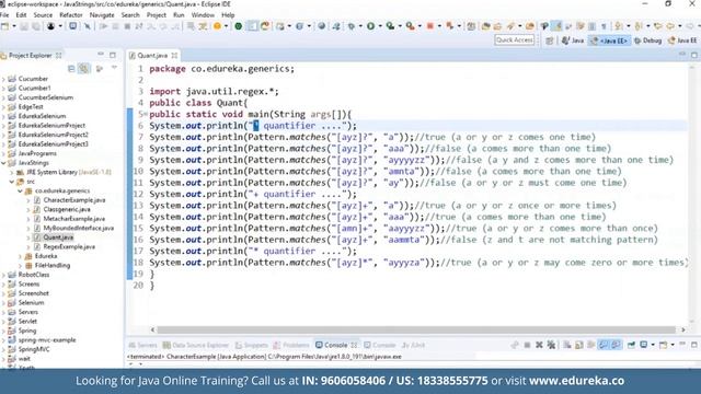 Regular Expressions in Java For Beginners | Java Regex | Java Training | Edureka | Java Rewind - 3