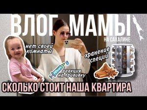 Сколько стоит наша квартира | Хранение специй | Реакция на прививку | Влог мамы (100)