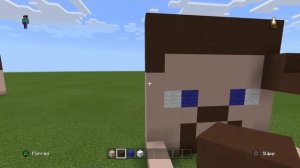 Minecraft how to build a steve head