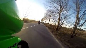 Honda VTR1000F -  Kawasaki ER-6F - Monday ride 09.03.2015