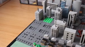 LEGO GODZILLA DESTROYS THE CITY - Diorama - MOC