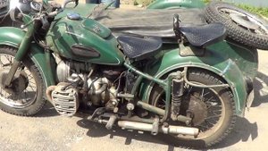 Мотоцикл днепр К-750, первый осмотр, BIKER TV Ачинск 2016