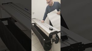 Обзор резака для резки баннера, ПВХ и полиэфирки в типографии