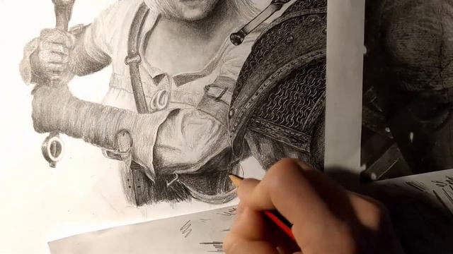 Witcher Speed Drawing Ciri смотреть онлайн