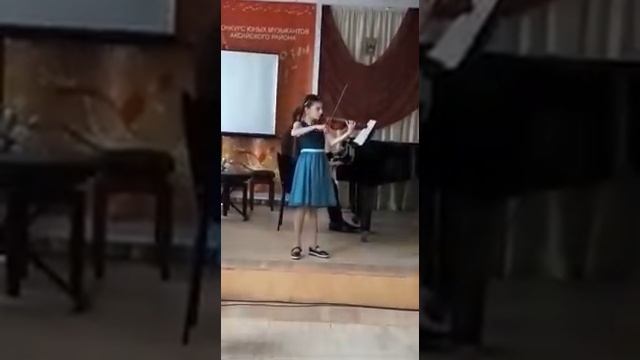 Концерт перед экзаменом. Комаровский "Анданте". Бакланова "Мазурка"?? смотреть онлайн