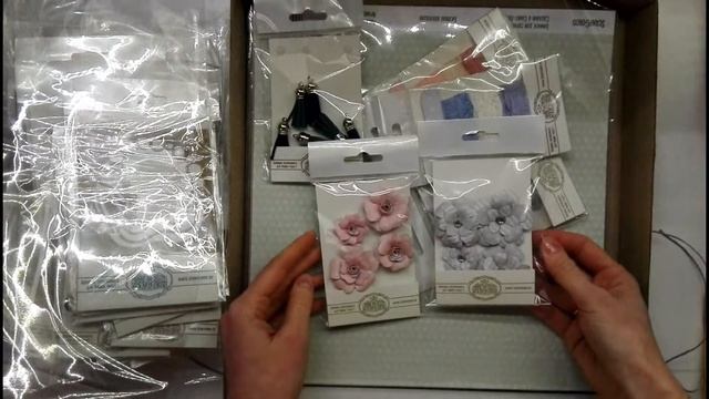 Дизайнерская посылка от Скрапгород - 2. Обзор скрап материалов.