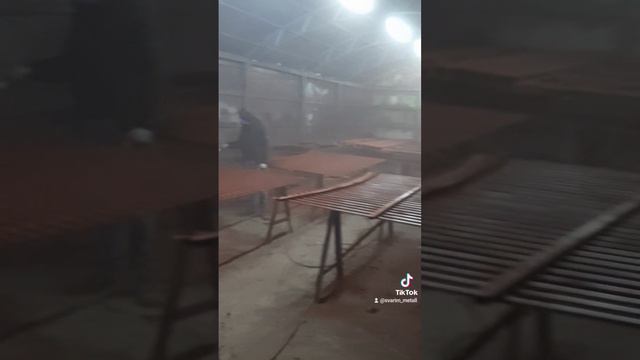 Воздушная покраска металлоизделий I Покраска изделий из металла