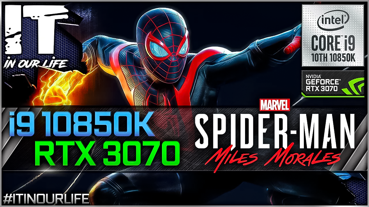Spider-Man: Miles Morales - i9 10850K + RTX 3070 | Very High Settings | 1080p, 1440p, 2160p