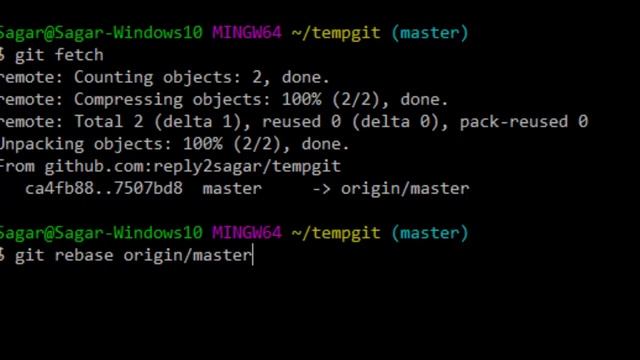How to rebase remote branch into local branch in git смотреть онлайн