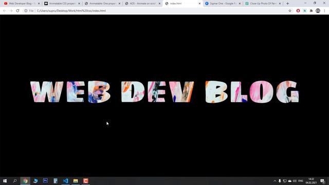 Верстка сайта - HTML,CSS анимации с нуля при прокрутке