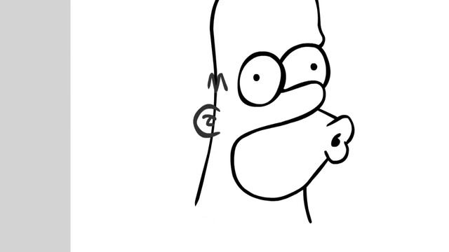 Рисую Гомера! Из мультика СИМПСОНЫ!!! смотреть онлайн