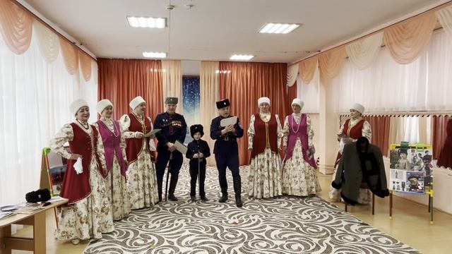 Ансамбль казачьей песни "Казачья новь". г. Кострома