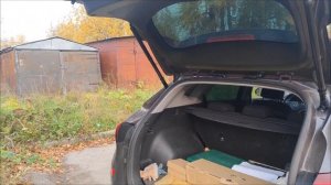 Работа электропривода багажника Hyundai Tucson 2019 с кнопок двери