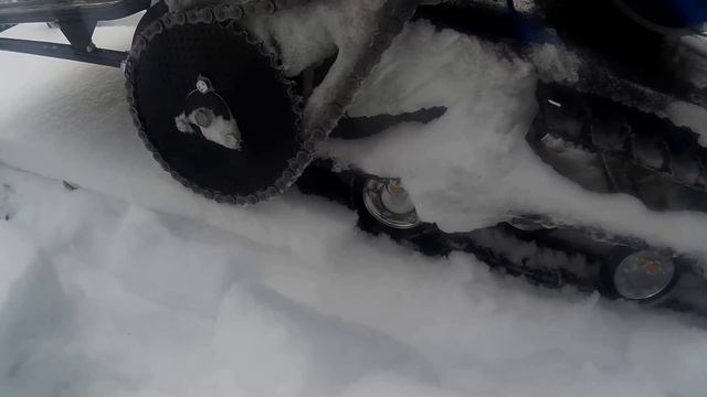 Бешенная табуретка. Мотобуксировщик с лыжным модулем. смотреть онлайн