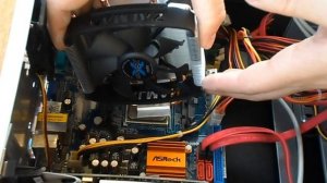 Установка охлаждения на процессор (Zalman CNPS5X Performa)