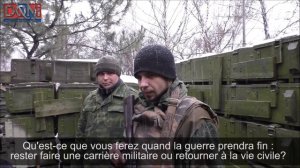 Jour des Défenseurs - Visite aux soldats sur la ligne de front (Donetsk) - 23/02/2017